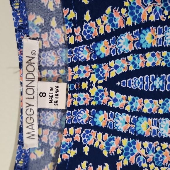 Maggy London Colorful Long Sleeve Dress - Picture 4 of 5